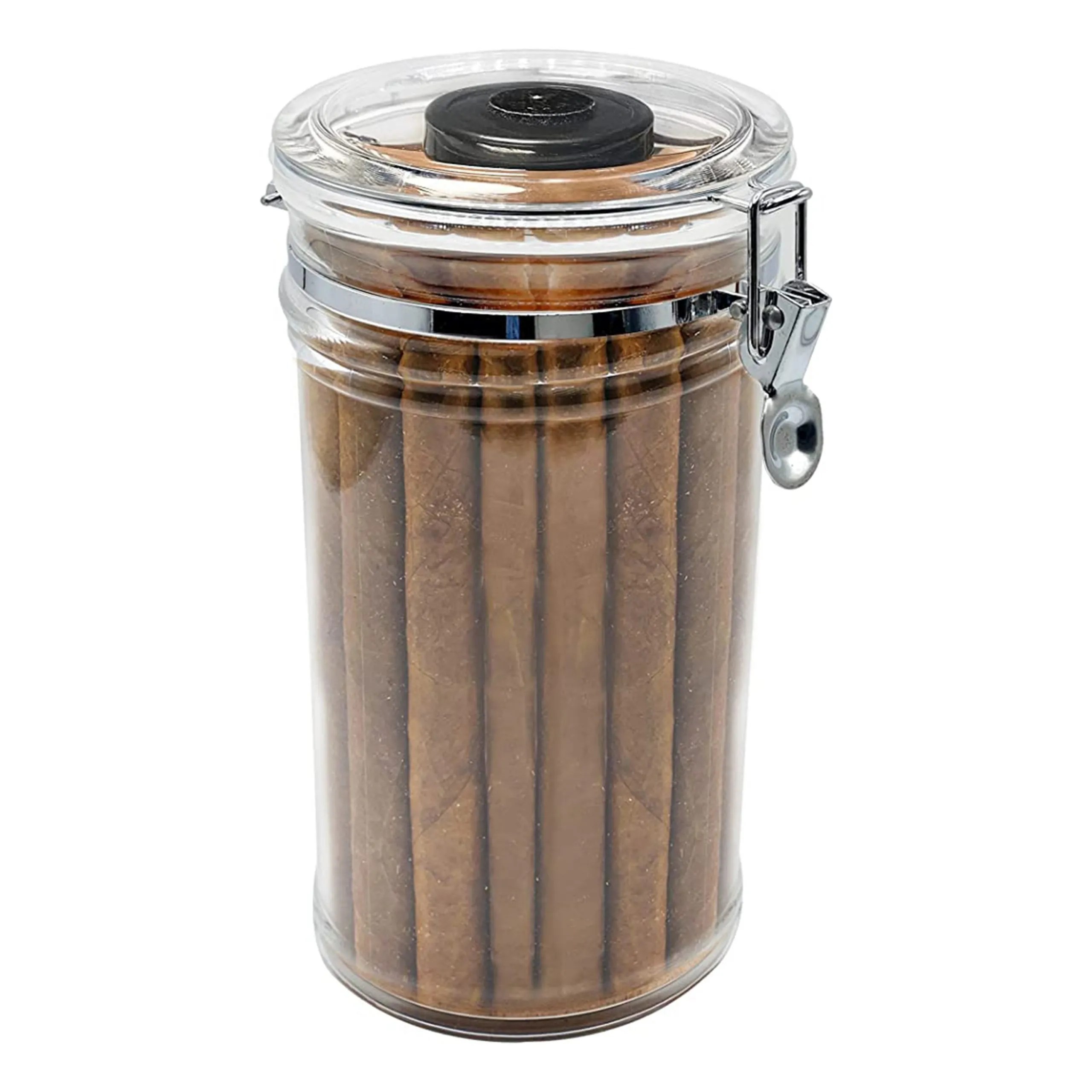 Acrylic Cigar Humidor Jar 69 Bourbons