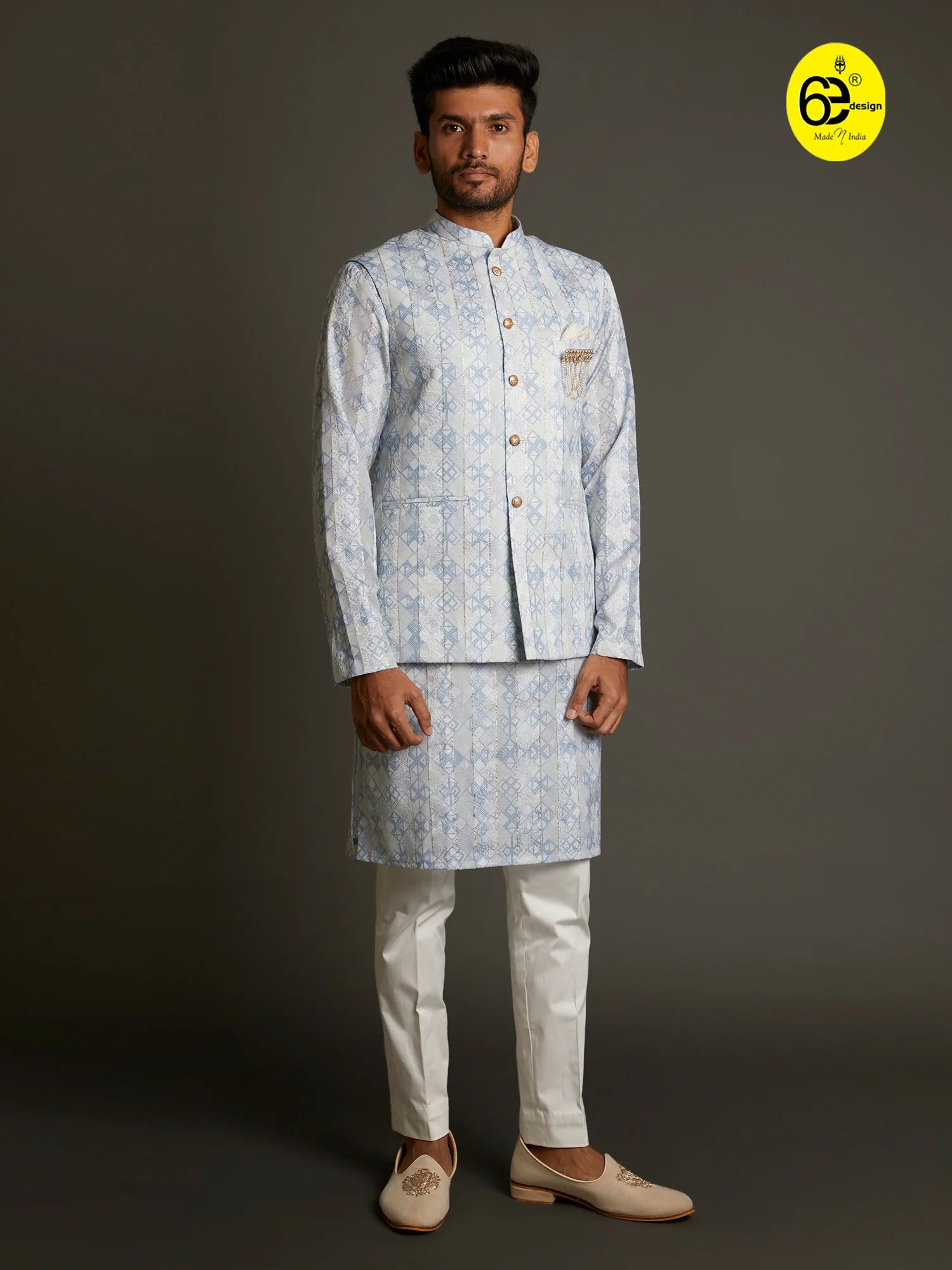 Sadri Set DE6E104 Men's Custom Made Suit Men's Custom Made Shirt