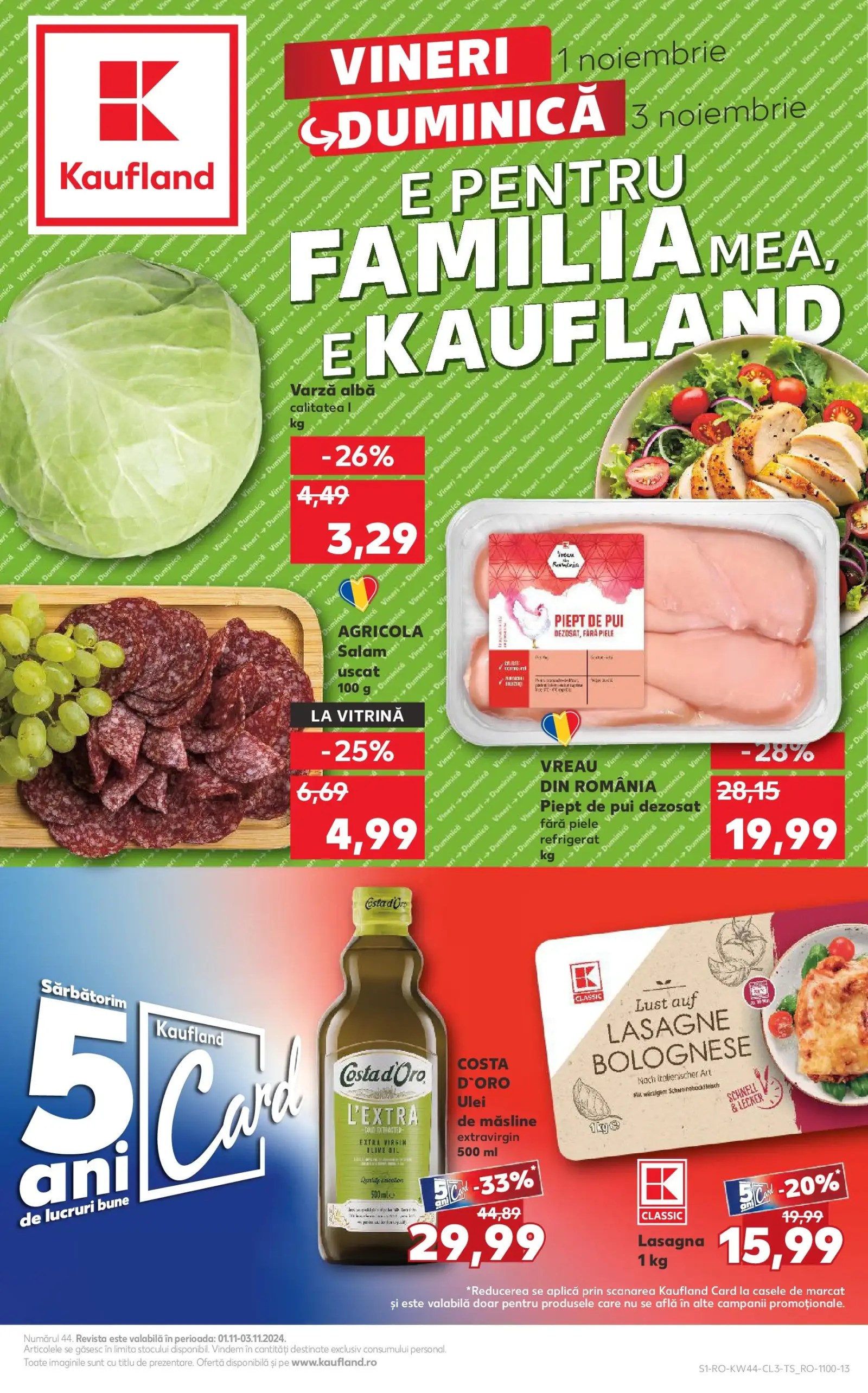 Catalog Kaufland Ofertă actuală din 01.11.2024 Revista "Iaşi" • De