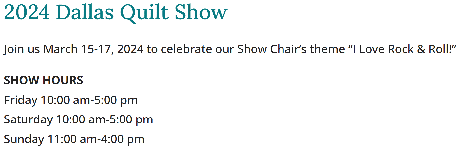 Sewing World of Grapevine Special Events