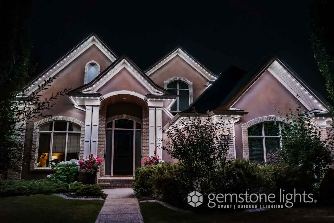 Custom Gemstone Lighting Installation in Bismarck, ND 701 Construction