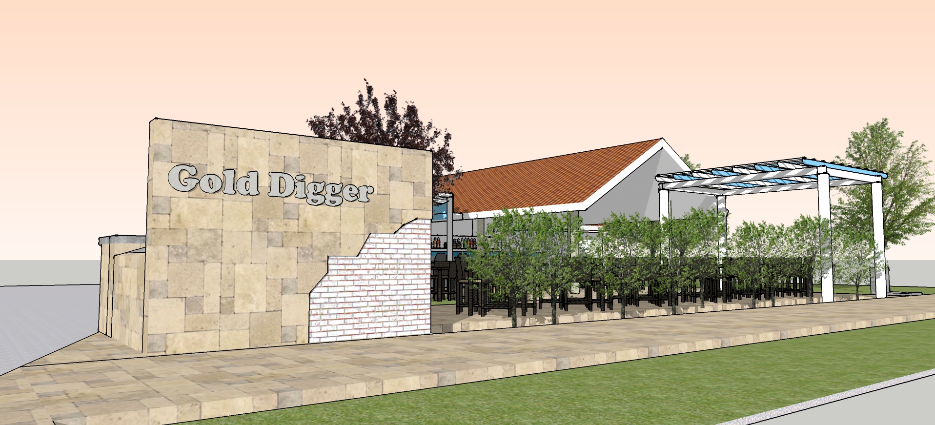 Gold Digger Restaurant Seventy Architect