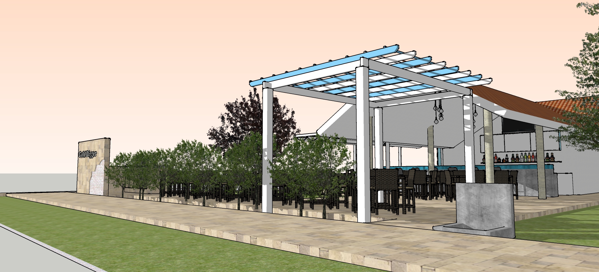 Gold Digger Restaurant Seventy Architect