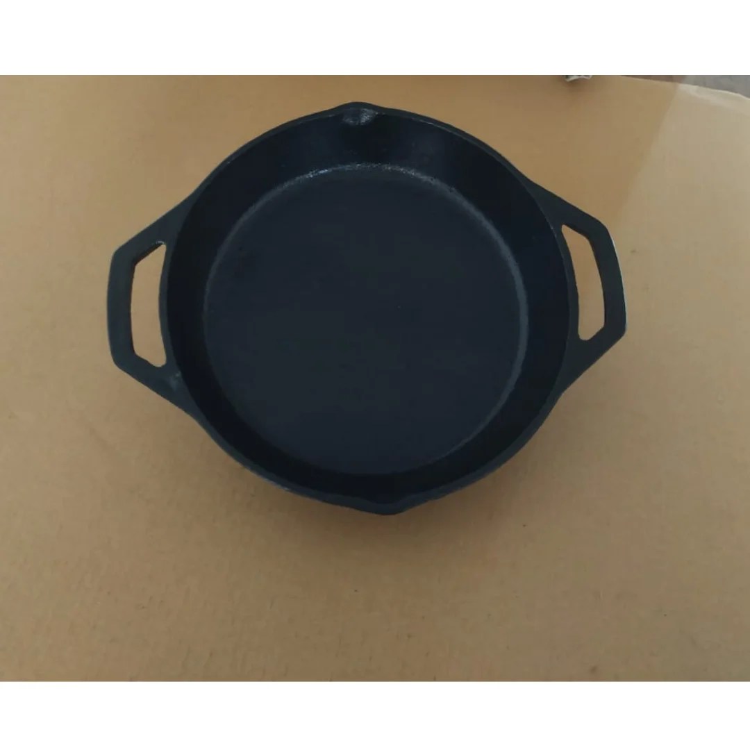 REAL Cast Iron Skillet Double Handle https//70skitchen.in/