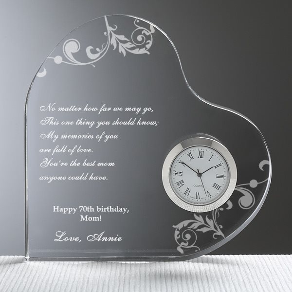 mothers 70th birthday gift ideas