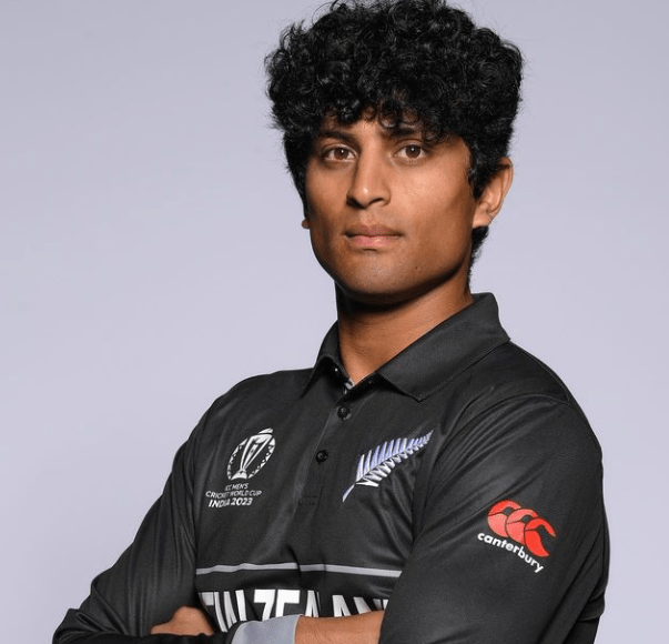 New Zealand's Rachin Ravindra Hits Century on World Cup Debut Against