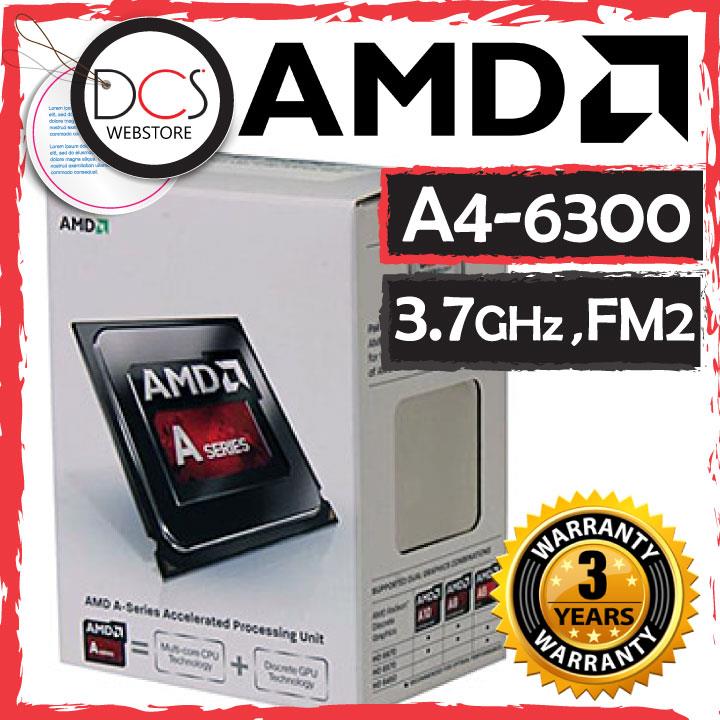 AMD A4 6300 3.7GHz DualCore Process (end 4/27/2017 115 PM)