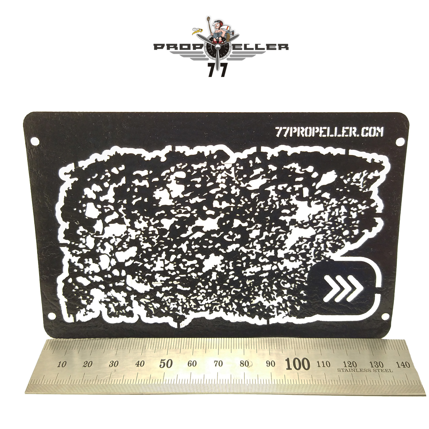 Weathering Airbrush Stencils