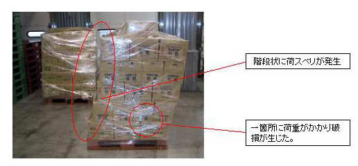 パレマキ | 梱包材・プチプチの川上産業株式会社 荷崩れしない飲料輸送02 | 物流と環境改善のｾﾌﾞﾝｴｲﾄ流通ｺﾝｻﾙﾀﾝﾄ