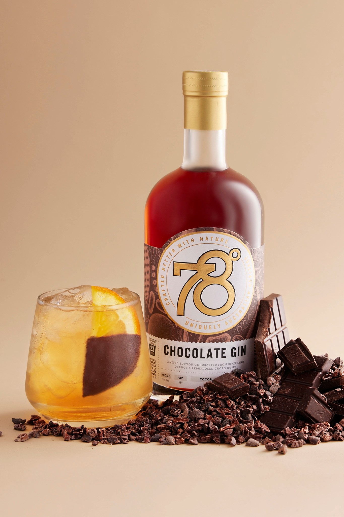 Luxury Chocolate Gin in Adelaide 78 Degrees Distillery