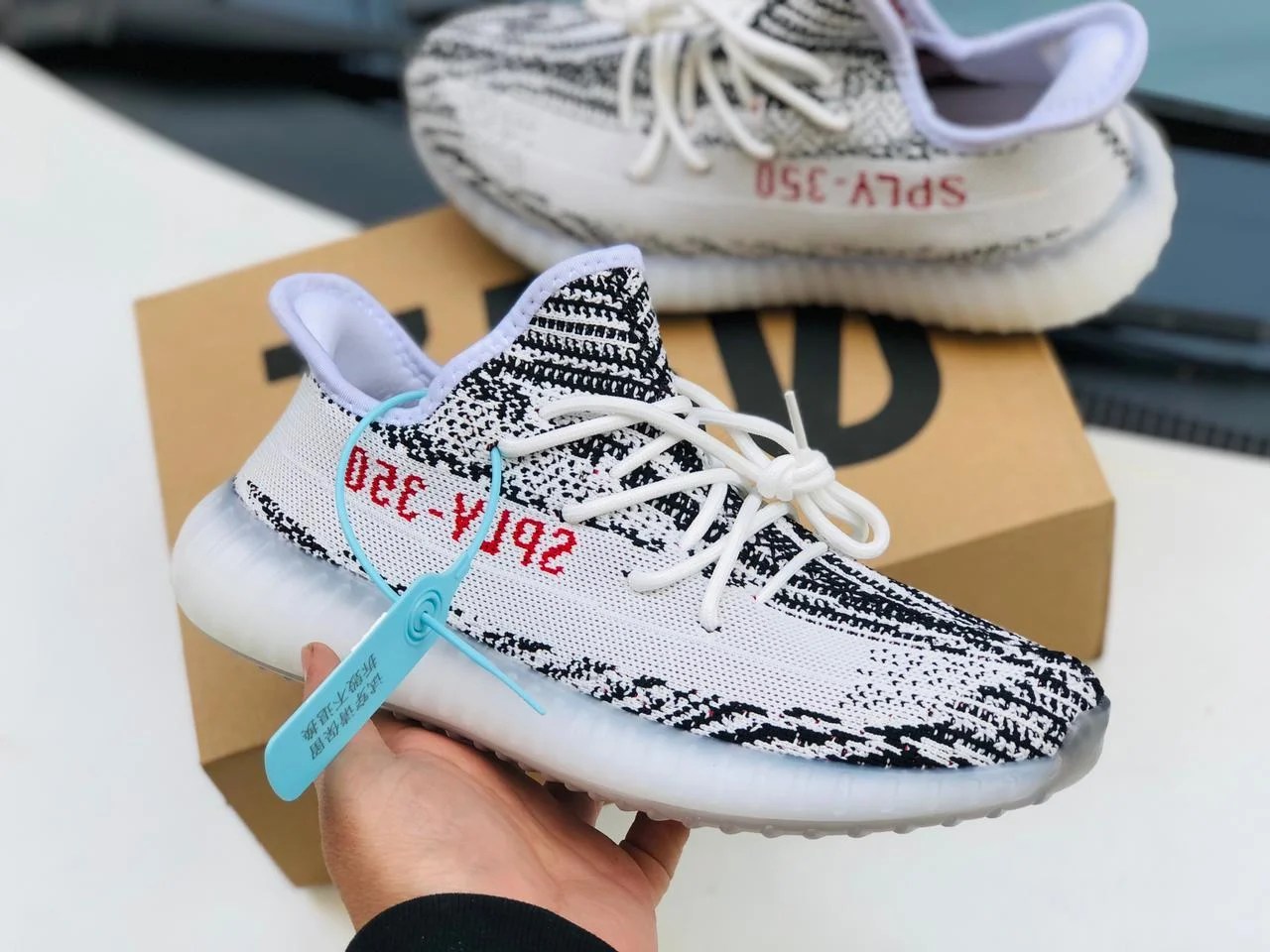 Yezzy Zebra First Copy Shoes Buy Online in India 7AShoes