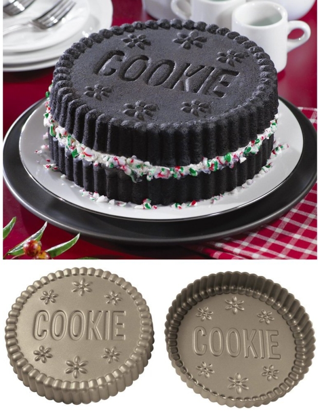 Cookie Sandwich Shaped Cake Pans Christmas