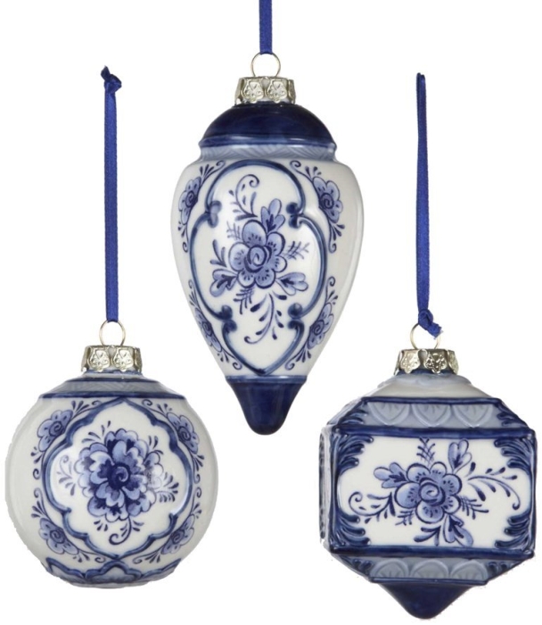 Delft Christmas Ornaments Delft ornaments Голубая керамика, Синее рождество, Делфт