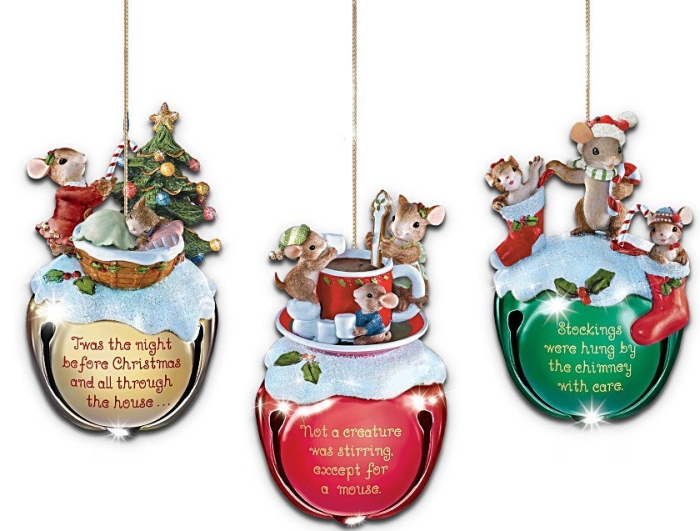 Jingle Bells Mouse Christmas Ornaments Christmas