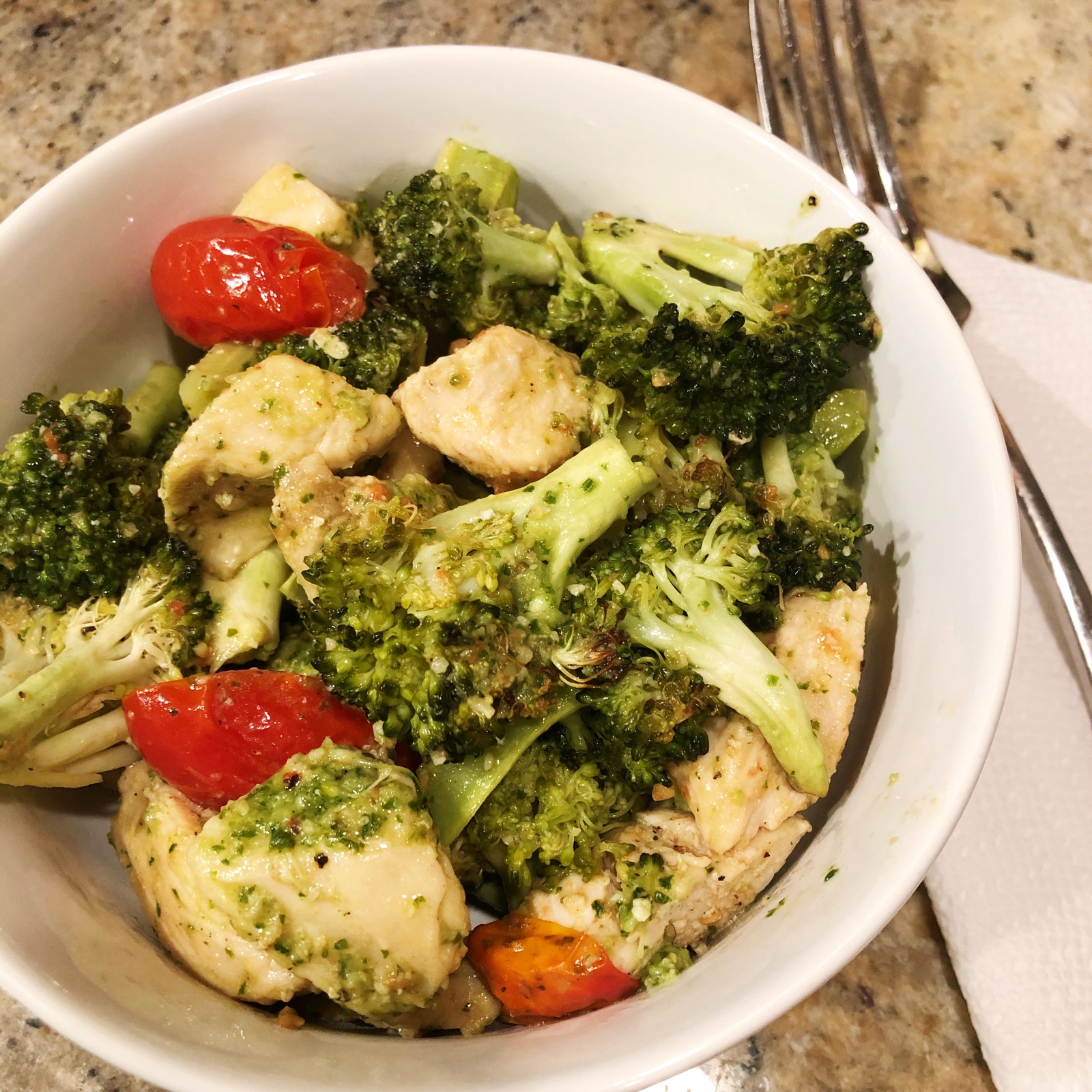30 Minute Chicken and Roasted Broccoli Pesto 7Core Wellness