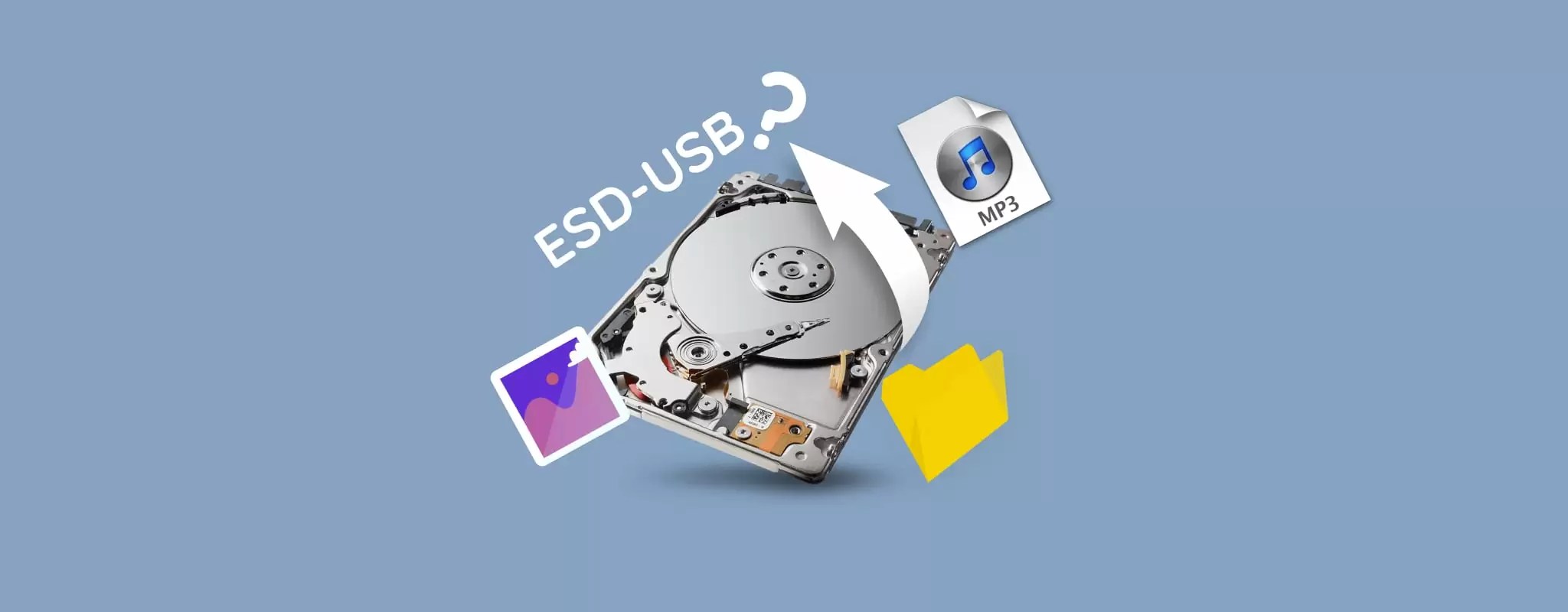 How to Recover Data from a Hard Drive Turned into ESD USB