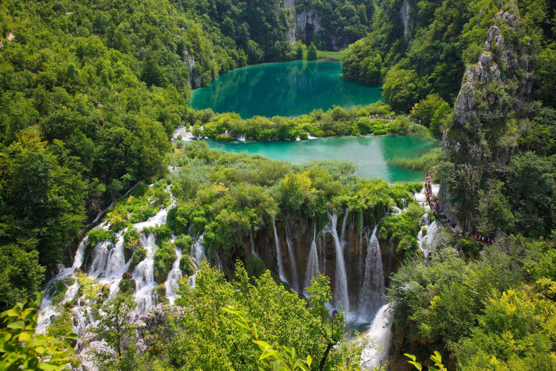 Plitvice Lakes National Park Croatia Winter and Summer