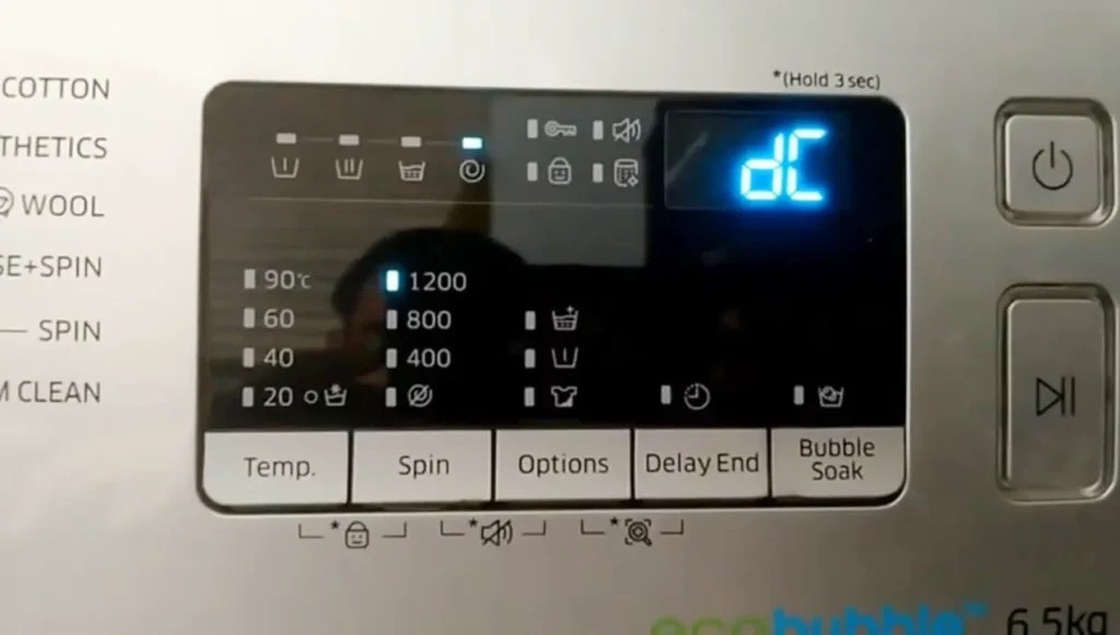 Washing Machine Error Code
