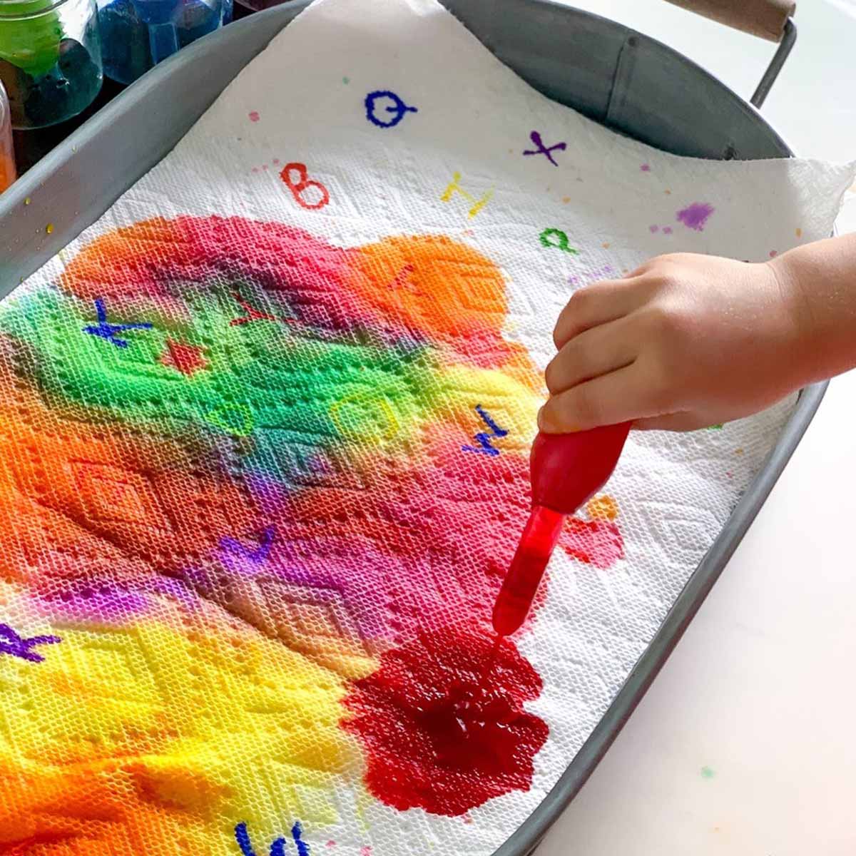 Alphabet Painting Activity for 23year Olds 7 Days of Play