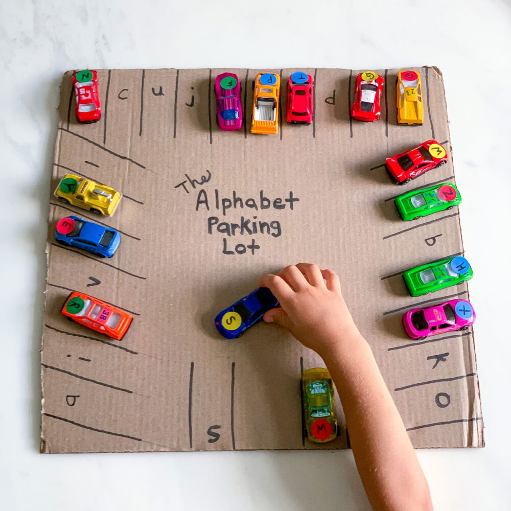 Uppercase and Lowercase Letters ABC Parking Lot 7 Days of Play
