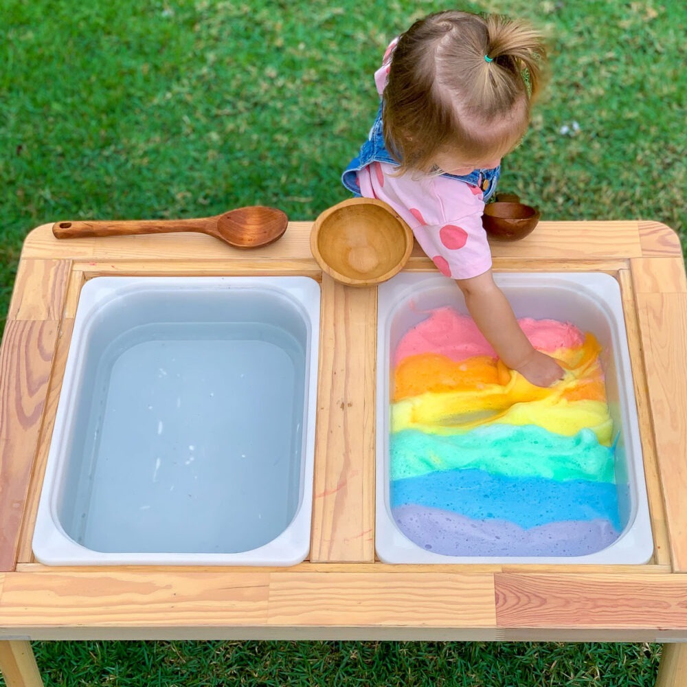 How To Make TasteSafe Foam For Sensory Play 7 Days of Play