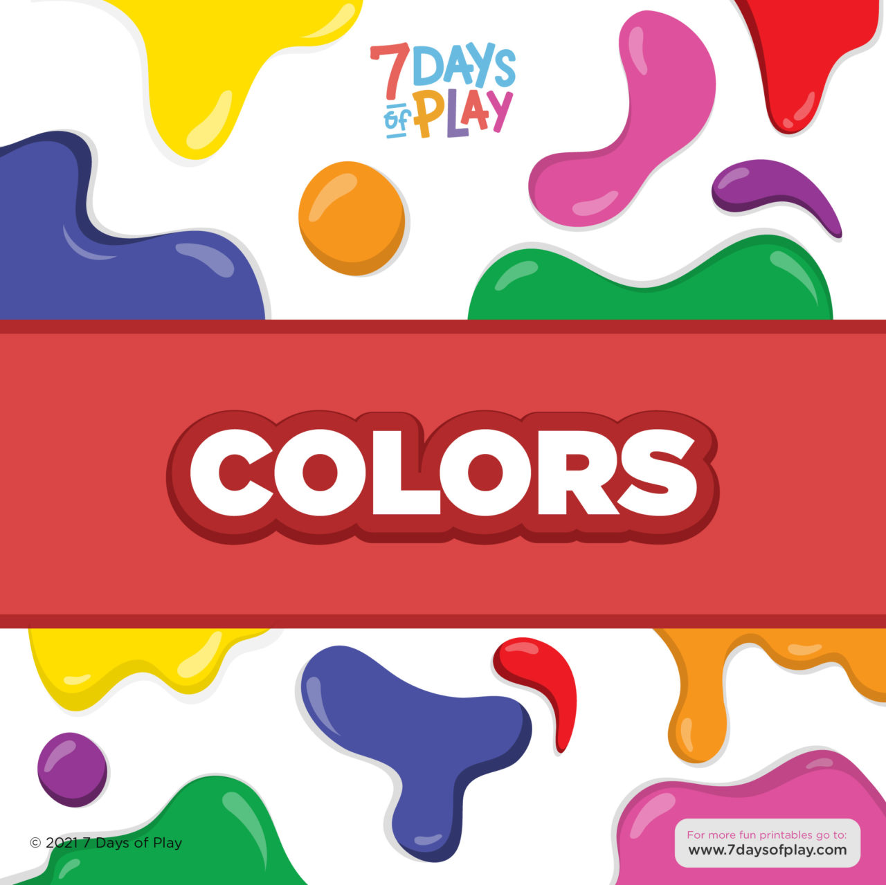 Printable Worksheets All About Colors!