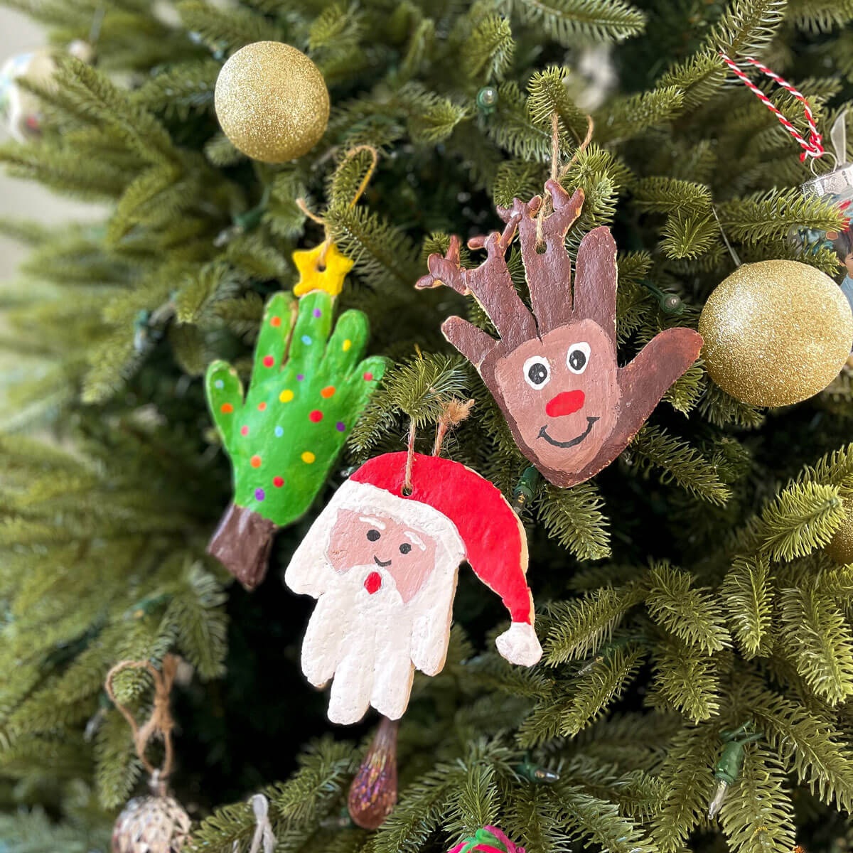 Salt Dough Handprint Ornaments How to Make This Adorable Keepsake
