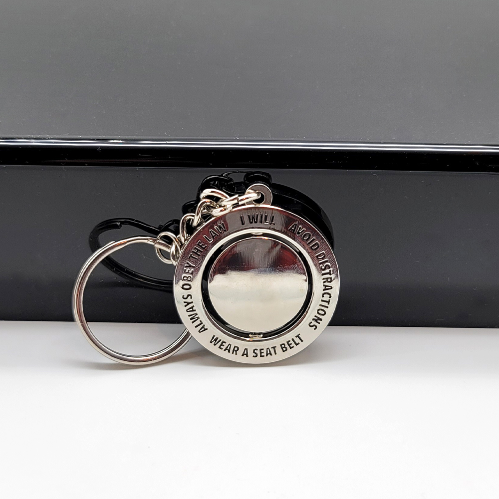 7DVC Personalized Spinning Keychain