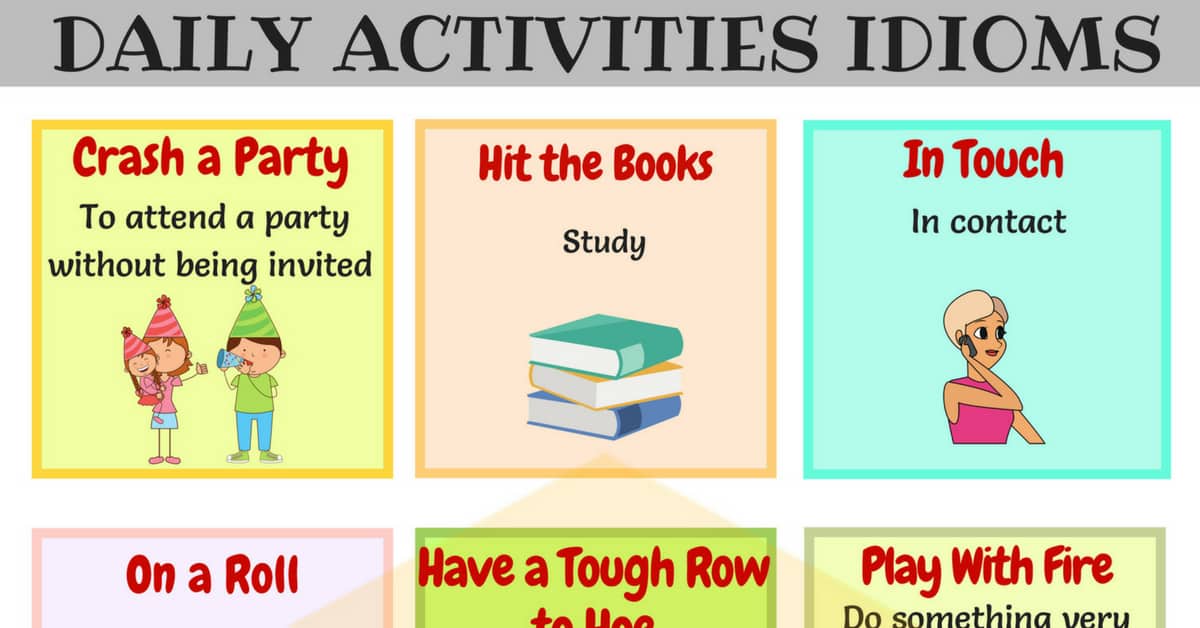 22 Useful Daily Routines Idioms and Expressions • 7ESL