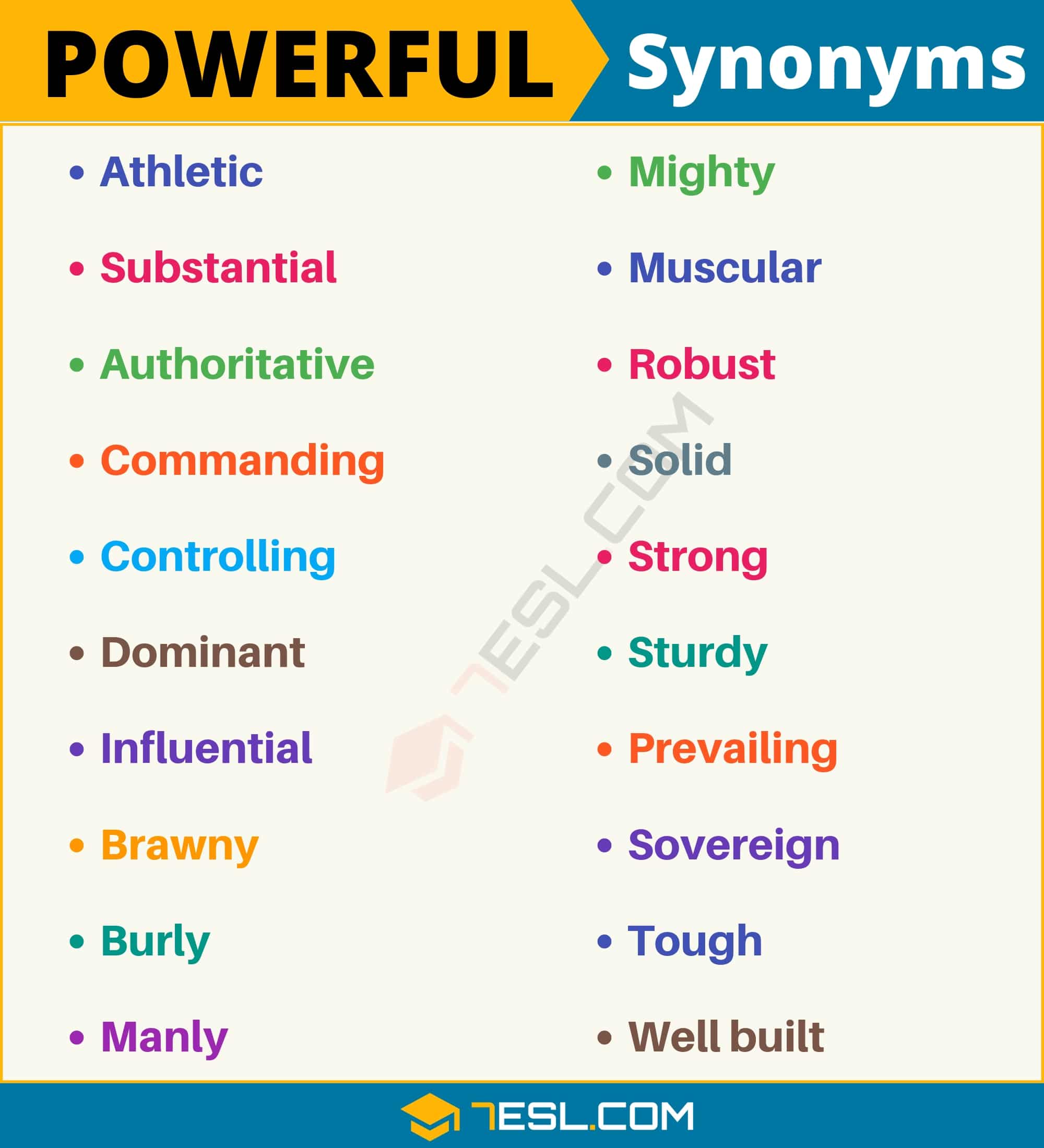 100+ Synonyms for "Powerful" in English Another Word for “Powerful