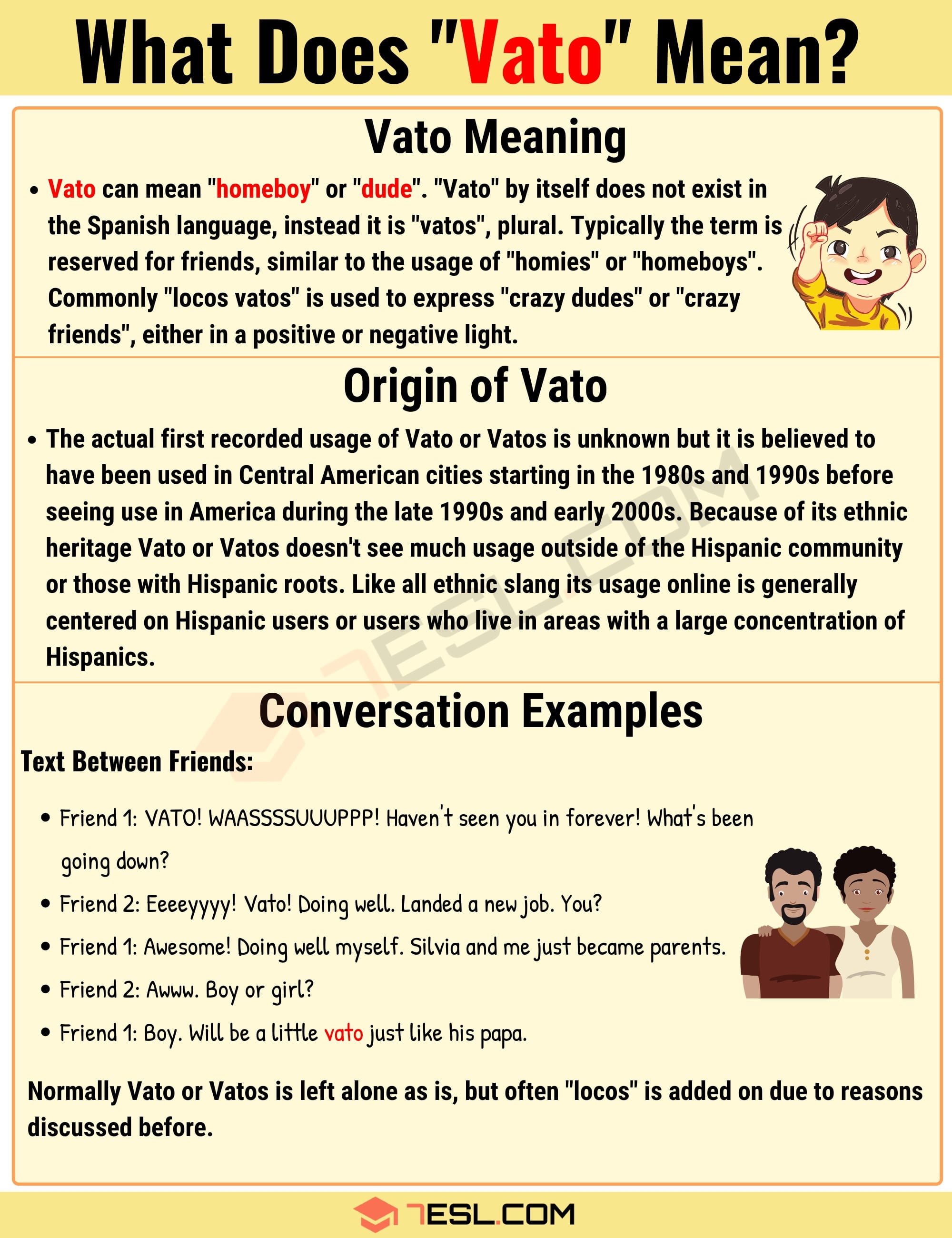 Vato Meaning What Does the Popular Term 'Vato' Mean? • 7ESL