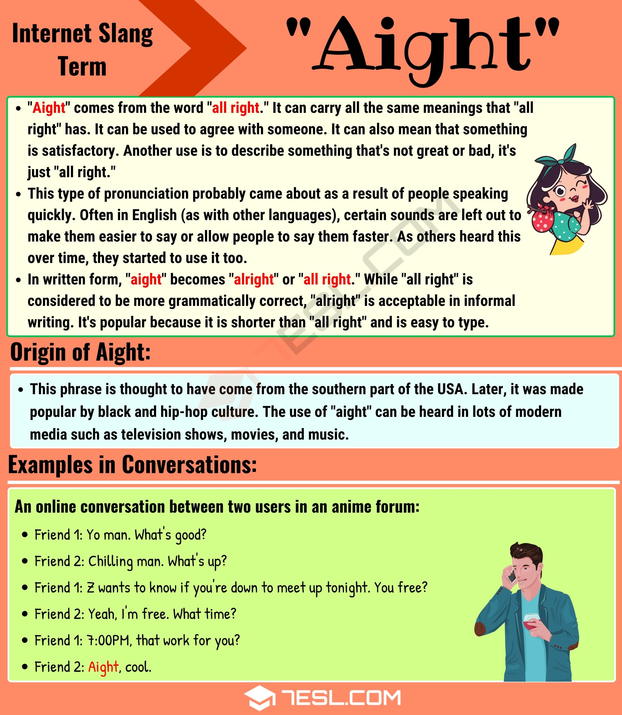 Aight Meaning What Getting 'Aight' Means and How to Use It Properly • 7ESL