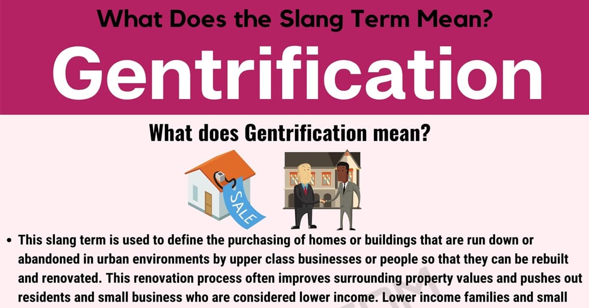 Gentrification Meaning What Does the Useful Term "Gentrification" Mean