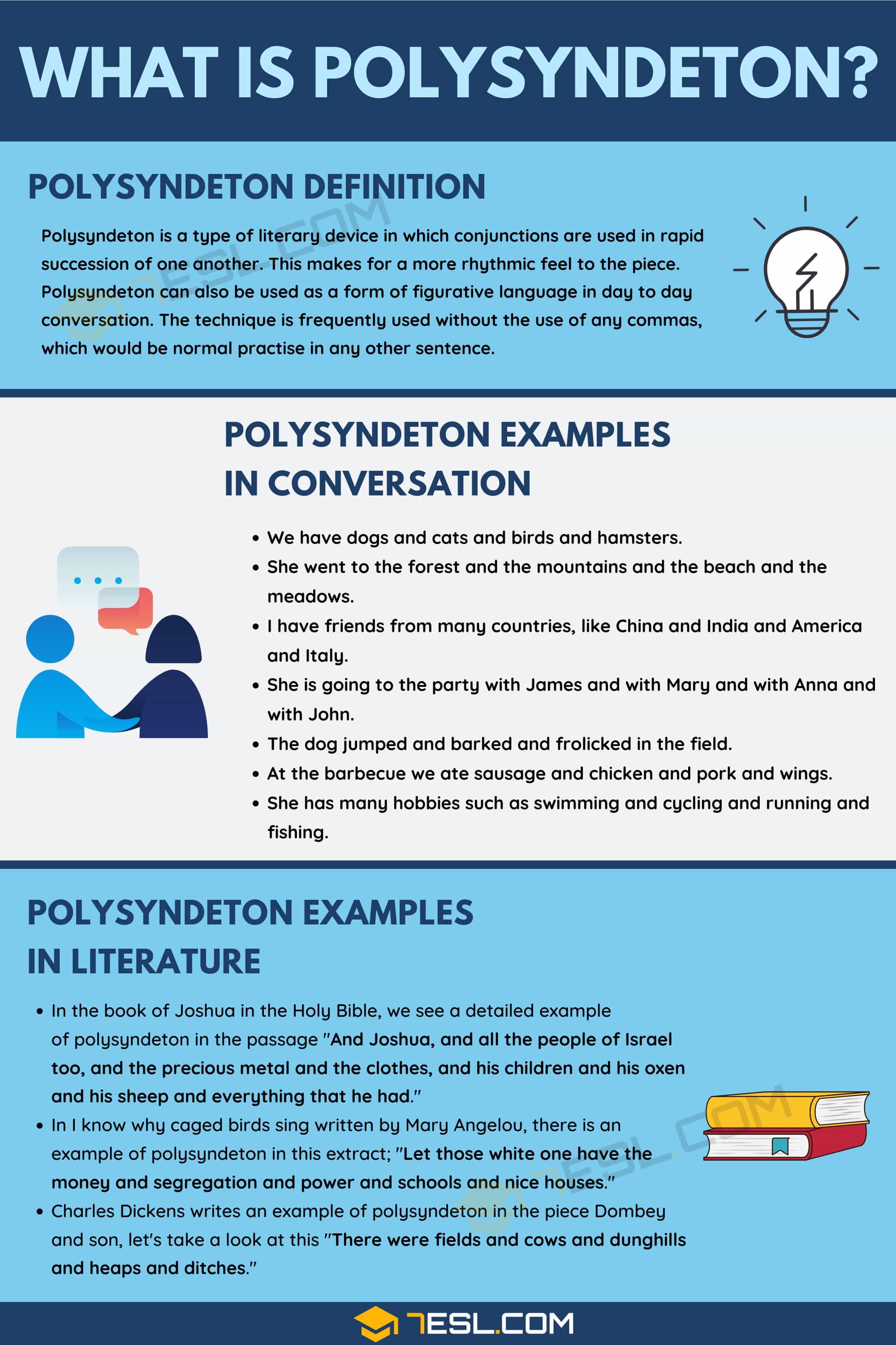 Polysyndeton Definition with Interesting Examples • 7ESL