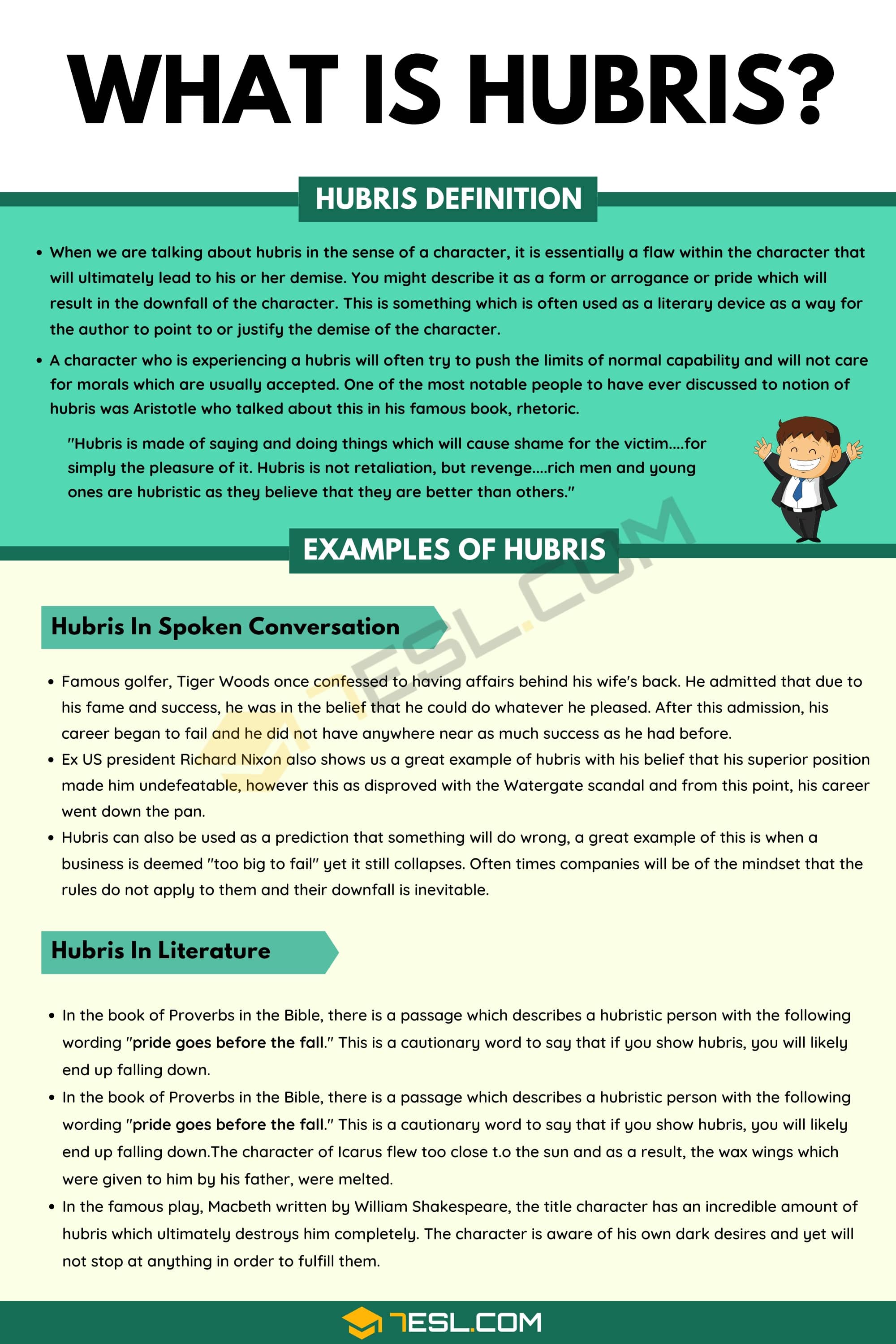 Hubris Definition And Examples Of Hubris In Spoken Conversation