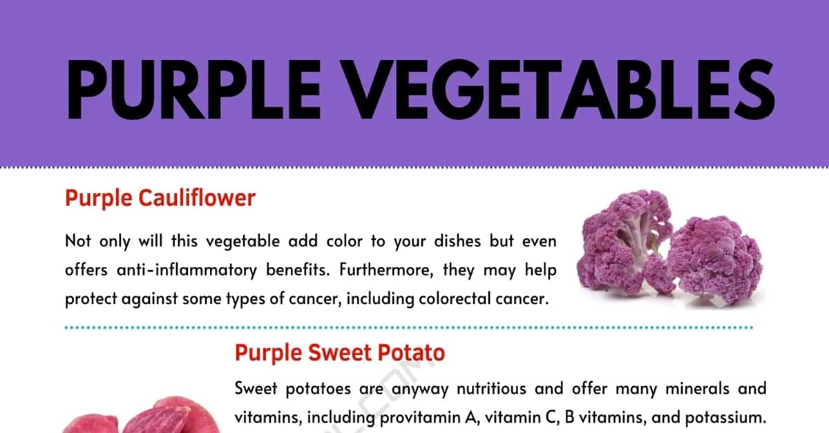 Purple Vegetables List of Purple Veggies with Interesting Facts and