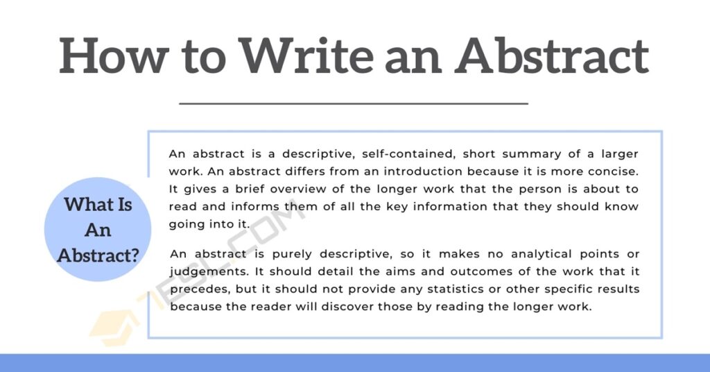 How to Write an Abstract 6 Simple Steps and Examples • 7ESL