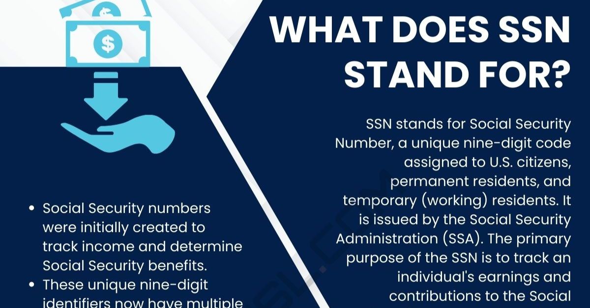 SSN Meaning What Does SSN Mean? • 7ESL