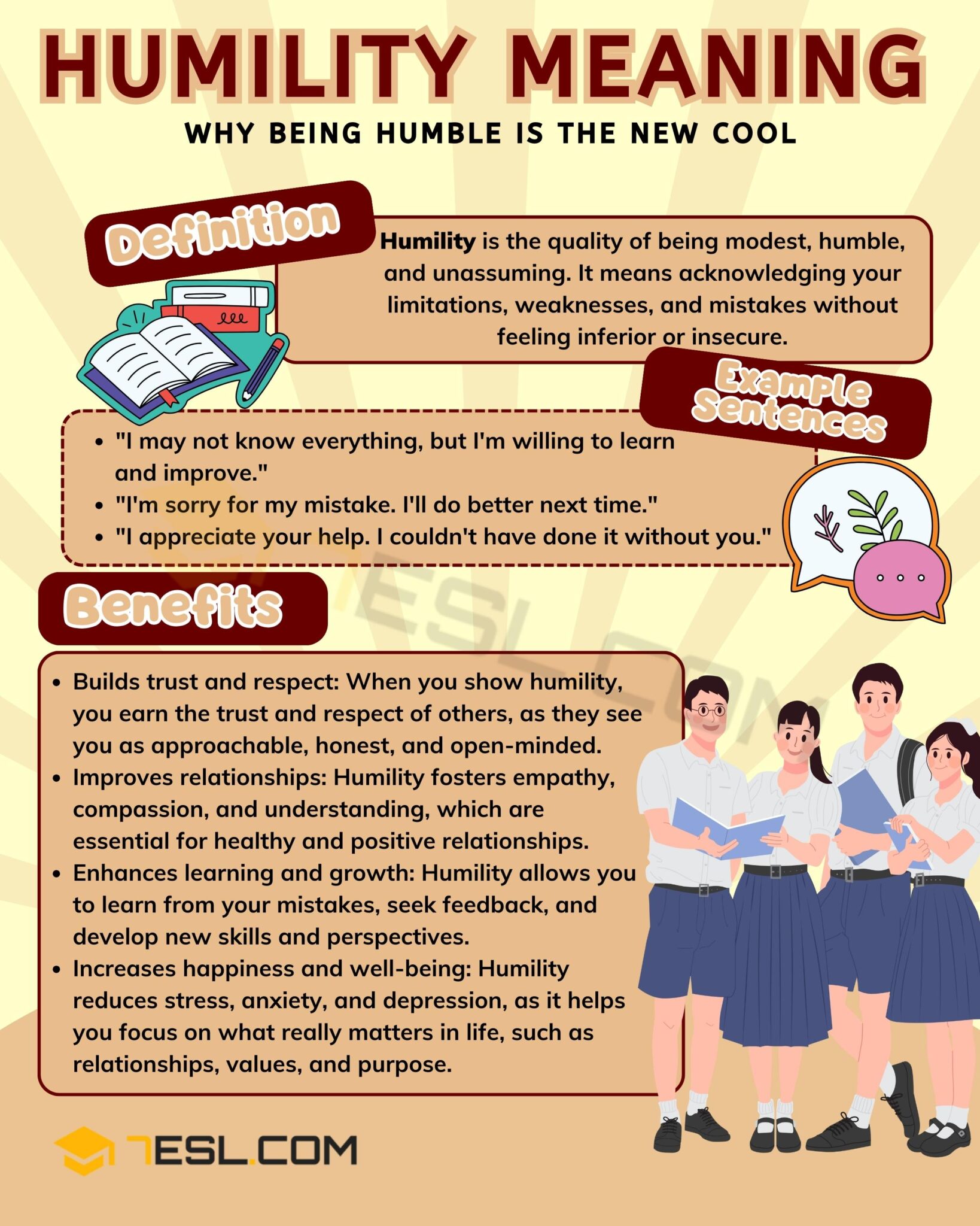 Humility Meaning What Does Humility Mean? • 7ESL