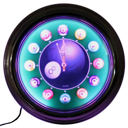 Neon Pool Clock