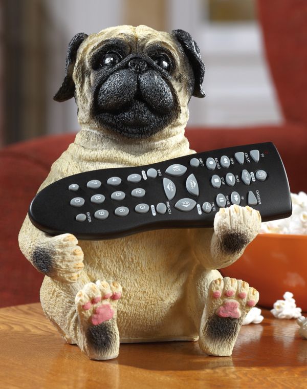 Pug & Dachsund Dog Tv Remote Control Holder