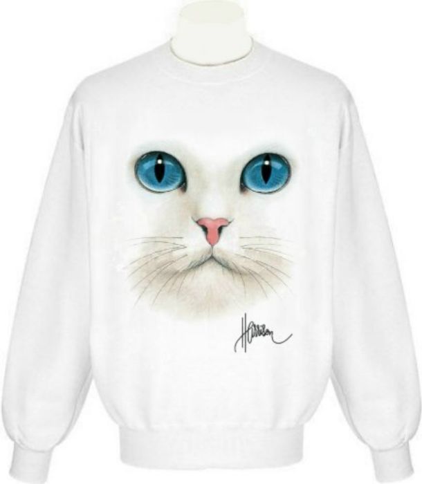 Cat Face Sweatshirt