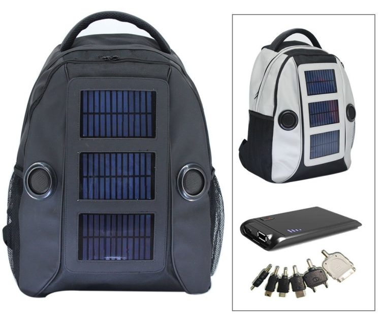 Supermart Solar Backpack with BuiltIn Speakers