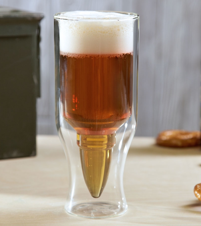 Bullet Beer Glass