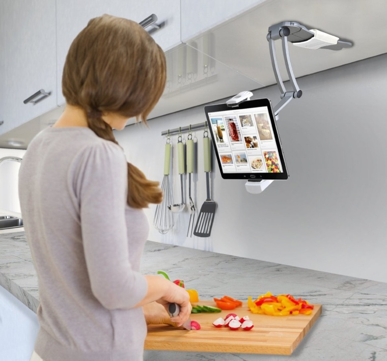 Digital 2In1 Kitchen Mount Stand for iPad Air/iPad mini and All Tablets
