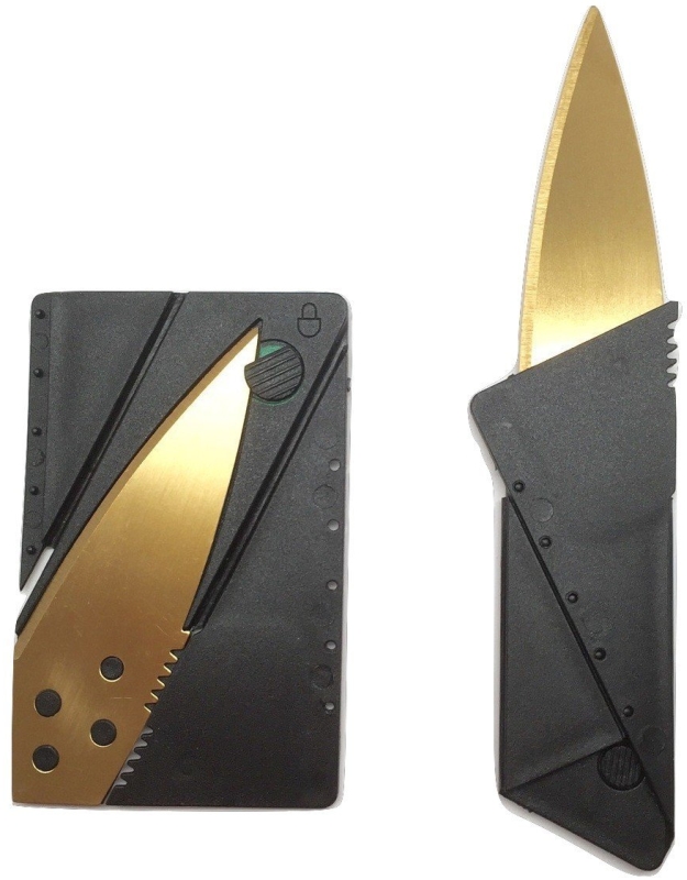 Credit Card Knife Folding Blade Knife Pocket Mini Wallet Camping