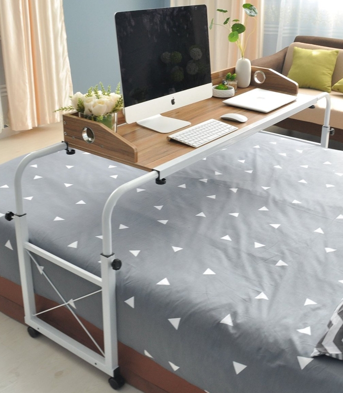 Overbed Table Laptop Cart