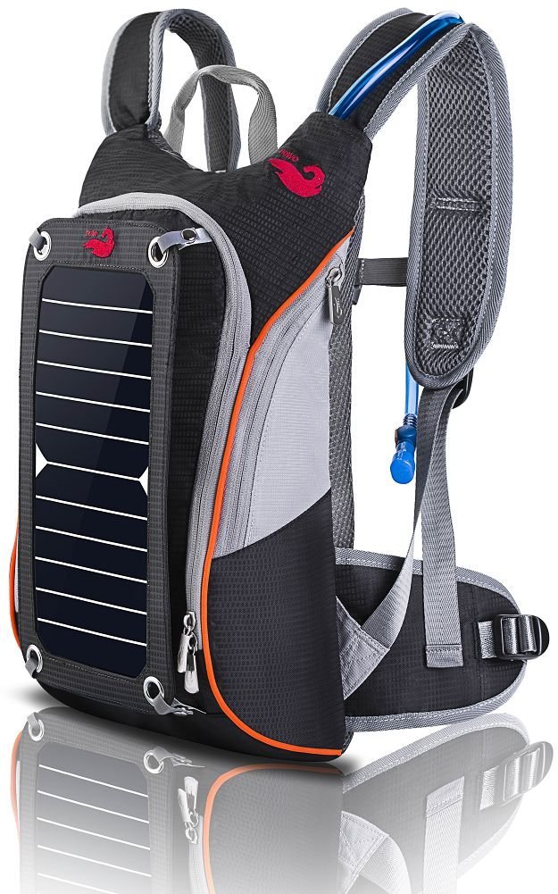 Outdoor Pack Commputer Solar Powered Backpack