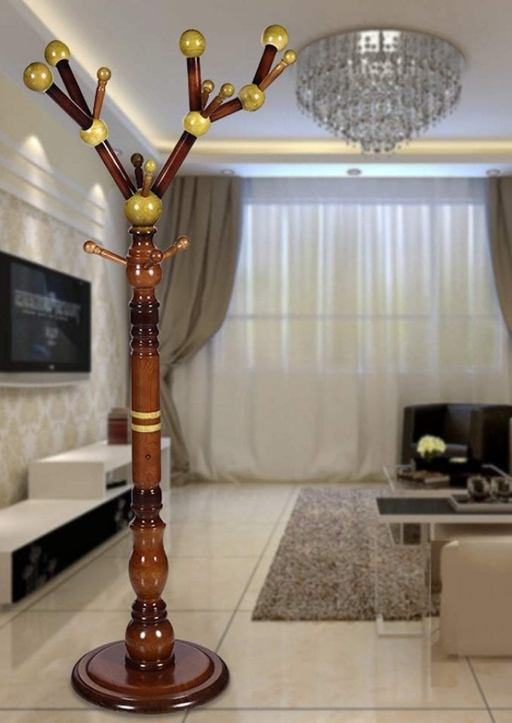 Solid Wood Coat Rack