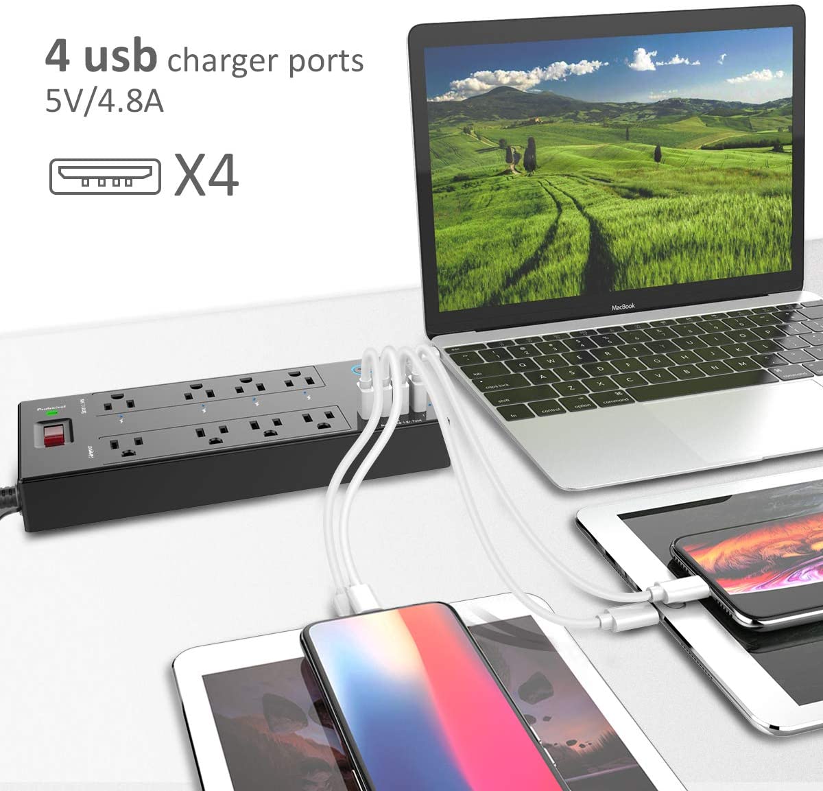 Smart Power Plug AHRISE WiFi Surge Protector